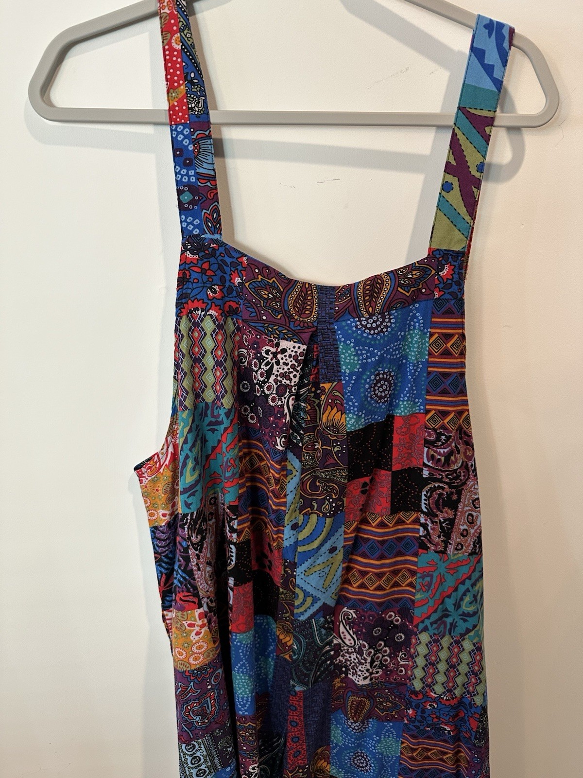 Multicolor Patchwork Wide-Leg Women's Jumpsuit, B… - image 5