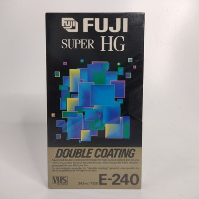Fuji Super HG E-240 VHS-Kassette, Double Coatin / NEU & EINGESCHWEIßT