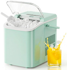 Máquina de Hielo Portátil 26Lb/24H con Asa ...