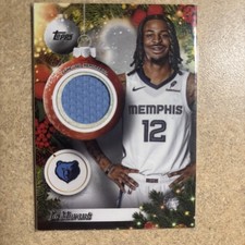 2025-26 Topps Holiday Player Relics Ja Morant #PR-JM Relic Game Worn
