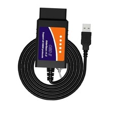 ELM327 OBD2 USB Adapter for Windows, ELMconfig Scanner with MS CAN/HS CAN