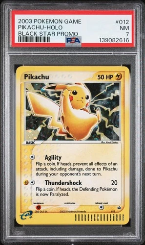 Pikachu - 012 (EX Series Collector's Tin) 012 Nintendo Holo PSA 7 NM Pokemon