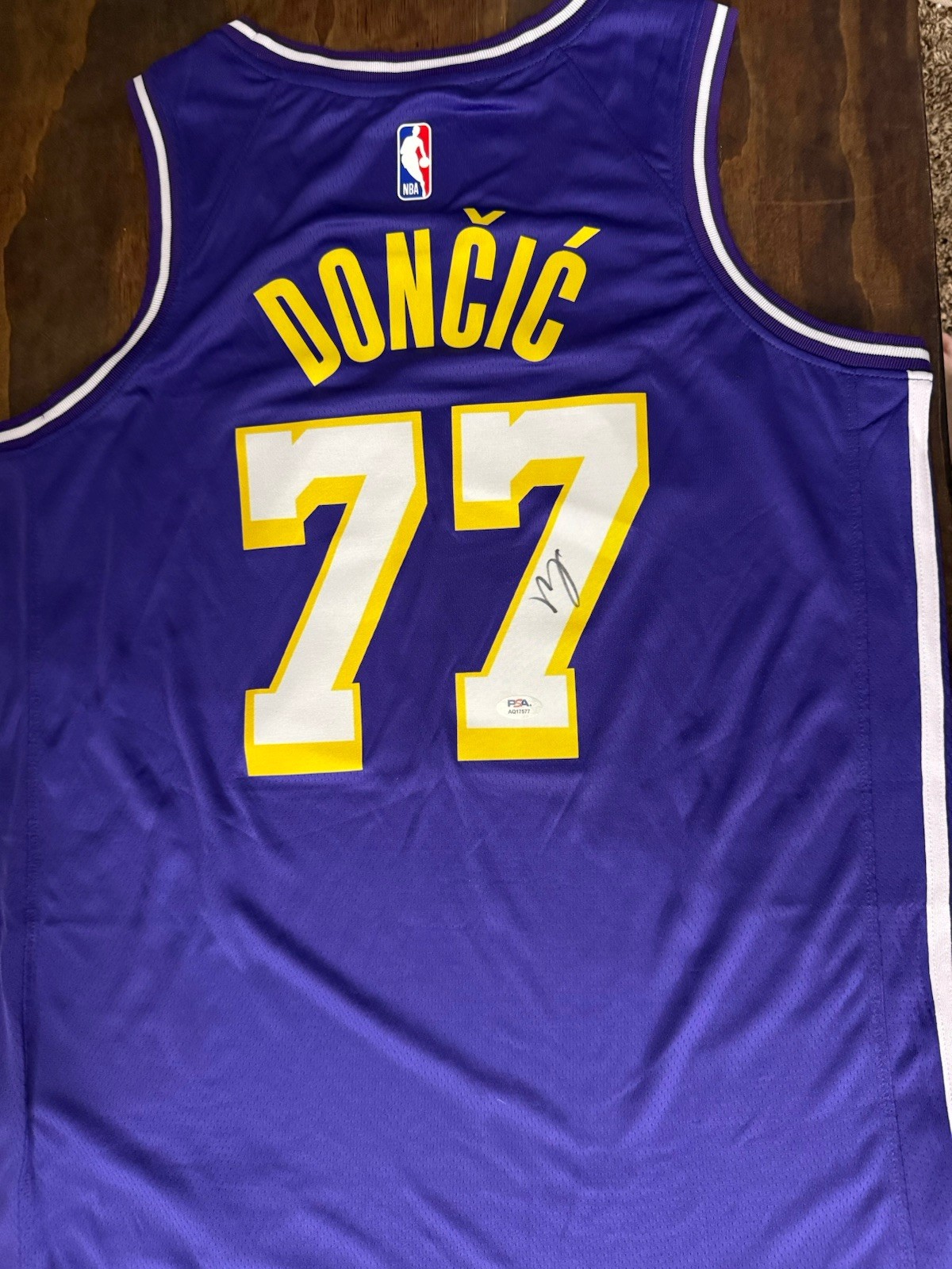 Luka Doncic Signed Autographed Los Angeles Lakers Jersey PSA/DNA COA