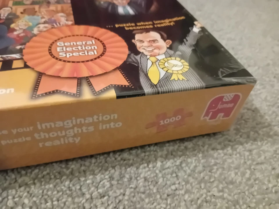 RARE Wasgij Imagine #1 General Election LIBERAL DEMOCRATS 1000 Piece New Sealed - Image 4 of 4