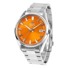 Orient Stretto Date RN-AC0R08Y Men's Mechanical Watch Orange Dial Date 2026