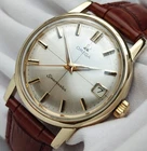 RARE Vintage 1961 Omega Seamaster Manual Gold Cap Cal. 610 Ref. 14384 SERVICED
