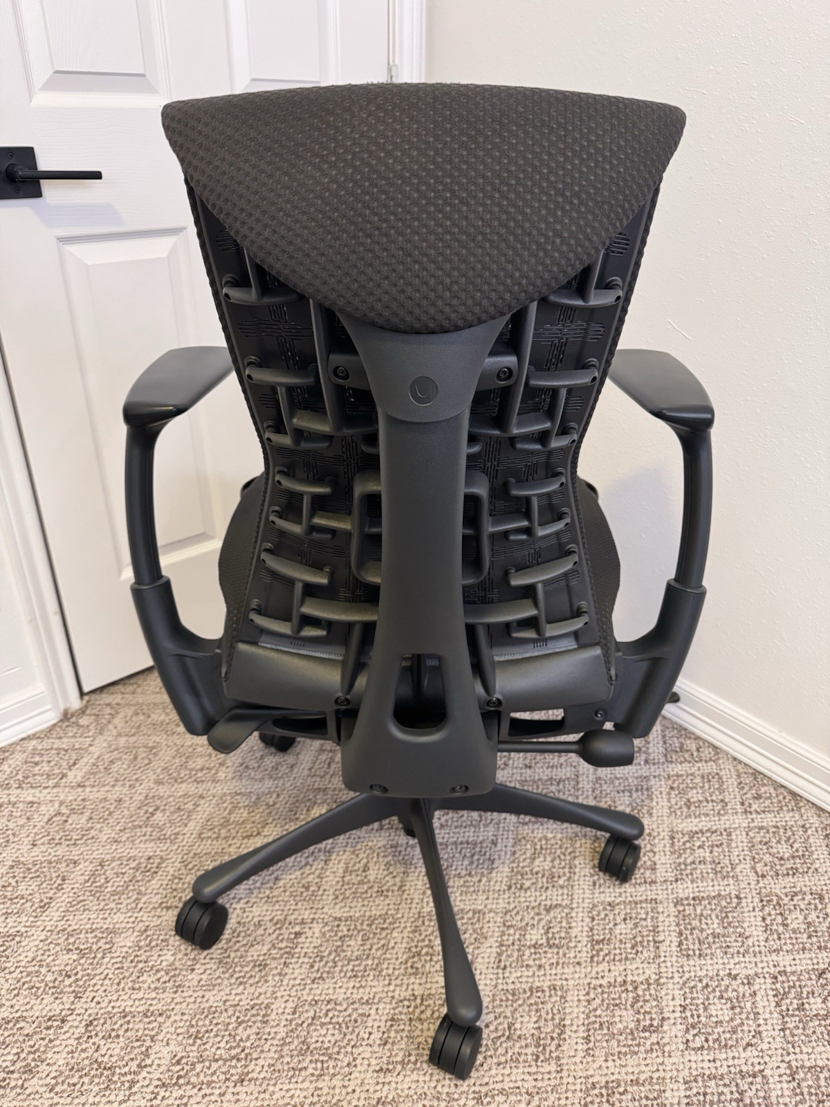 Authentic Herman Miller Embody Task Chair Carbon Balance Fabric loaded