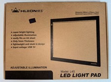 Huion L4S LED Light Box A4 Ultra-Thin Adjustable Light Pad for Tracing-Used