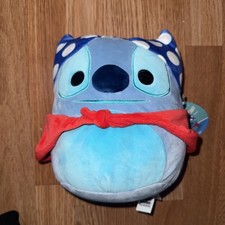 NWT Squishmallows Disney Stitch Laundry Super Hero Plush 8" Soft Stuffed Animal