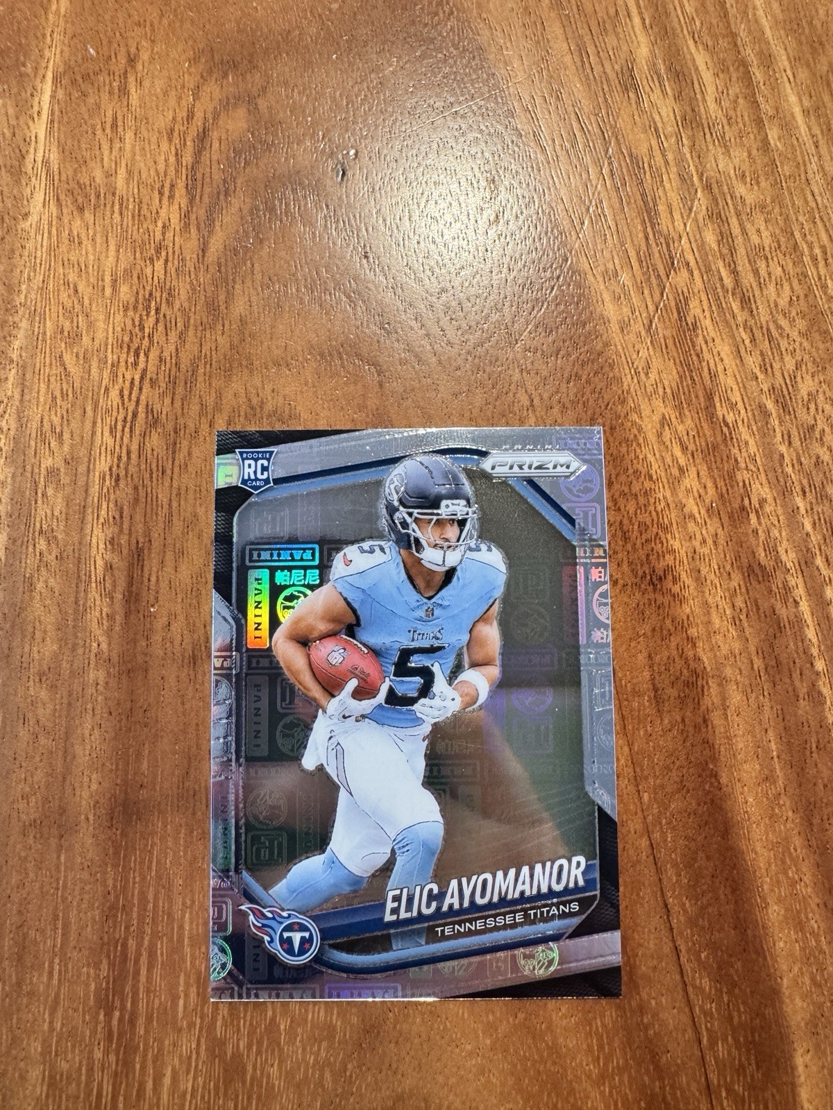 2025 Panini Prizm - Elic Ayomanor #321 /20 Panini Logo Prizm
