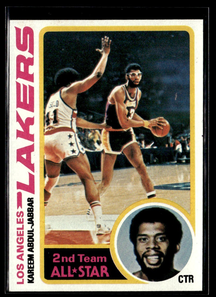 1978-79 Topps Kareem Abdul-Jabbar EX/MT Set Break. #110