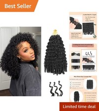 8 Packs 14 Inch Burmese Curly Crochet Hair - Effortless Knotless Installation