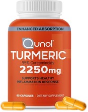 Qunol Turmeric Curcumin with Black Pepper Supplement, Joint Support, 90 Capsules