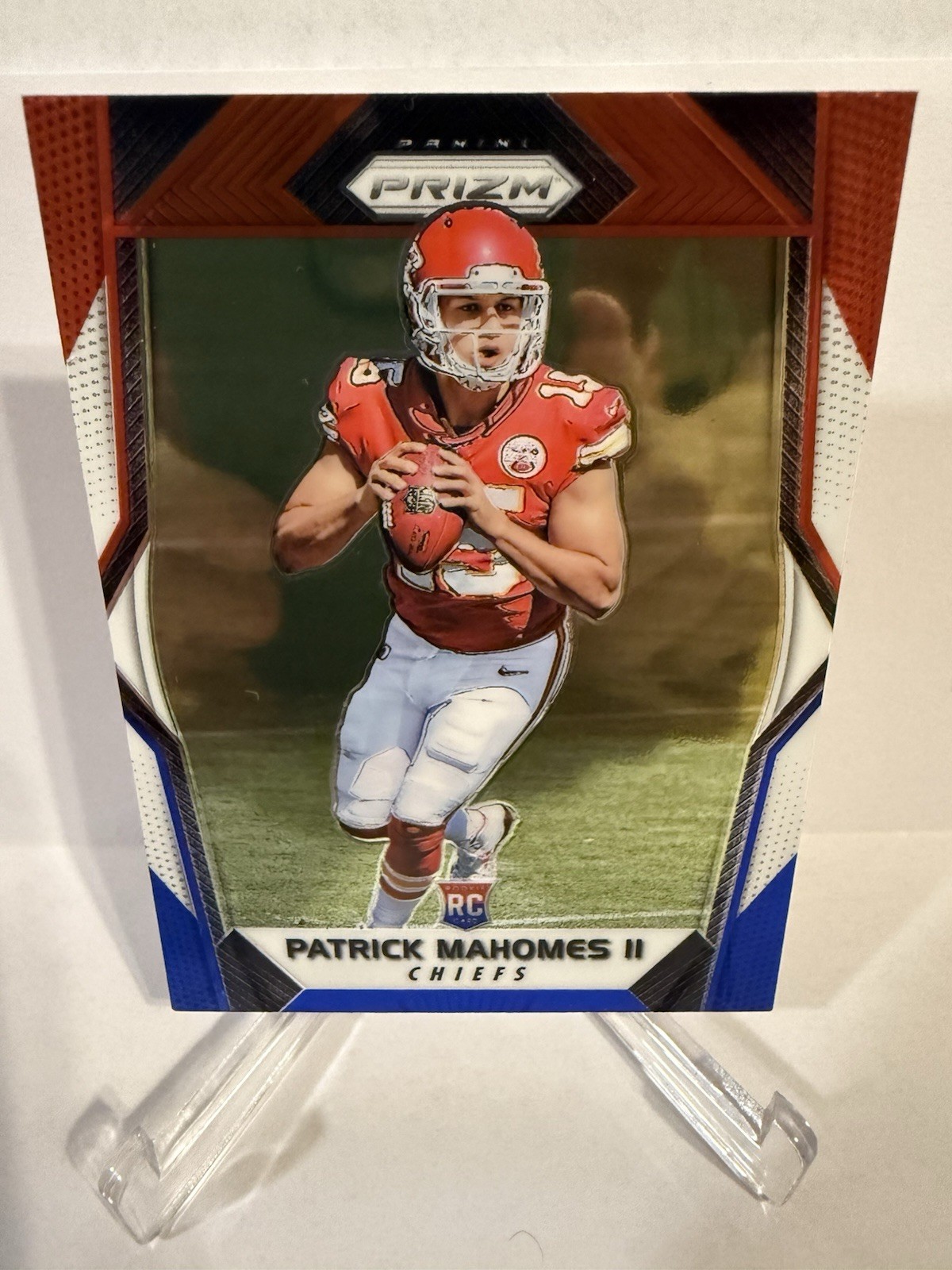 2017 Panini Prizm Rookies Patrick Mahomes II #269 Red White Blue Prizm (RC)