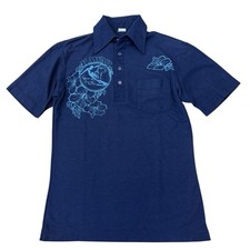 Vintage Hawaii Surf Surfing Polo Shirt 70s Hawaiian