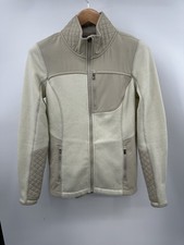 Athleta Truckee Jacket, Sandcastle Heather Medium Full Zip Pockets Women  s EUC