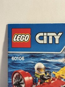 2016 Lego City Fire Starter 60106 instructions  Only rare original