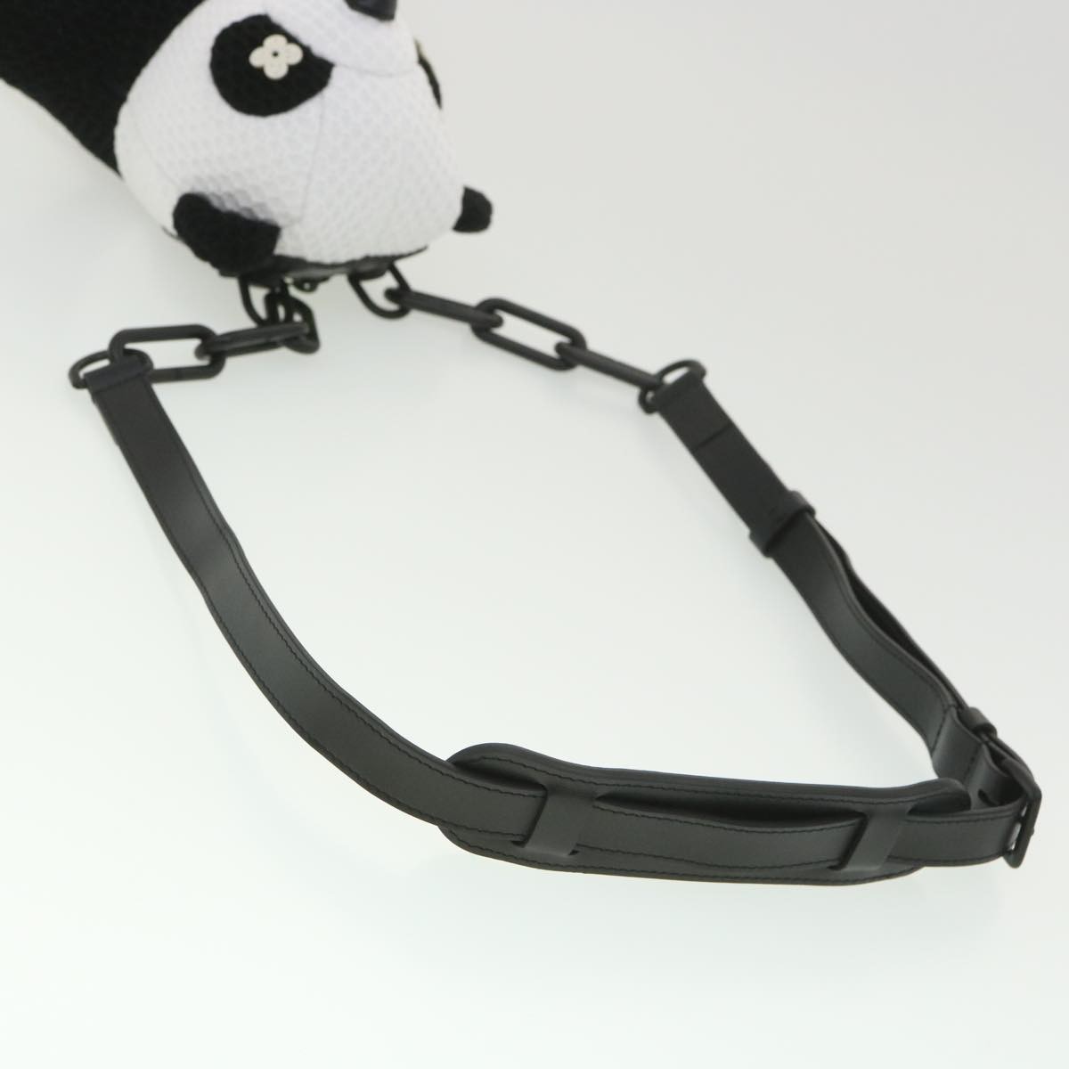 LOUIS VUITTON LV Friend Panda Bear Shoulder Bag cotton Black White M57414 37... image 7