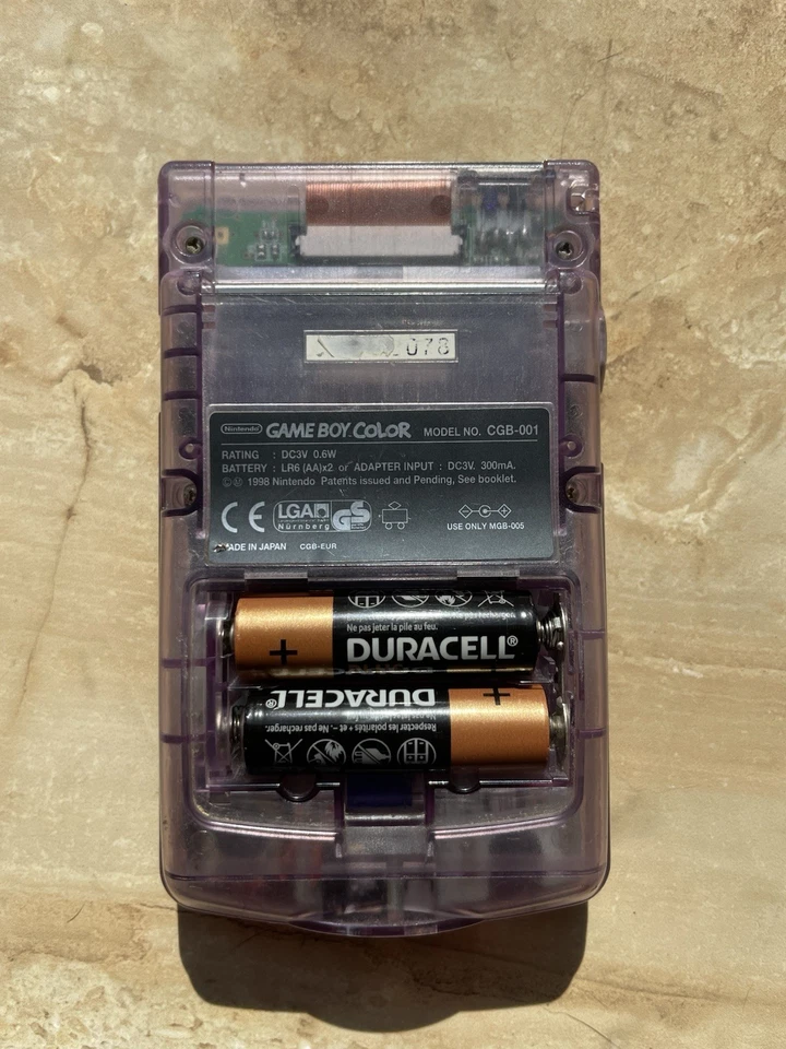 Nintendo Game Boy Color Atomic Purple Handheld Gaming Console - Image 2 of 4