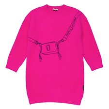 Little Marc Jacobs Girls Embroidered Knitted Dress, Size 10Y