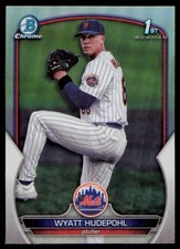 2023 Bowman Draft Chrome Refractor #BDC-147 Wyatt Hudepohl New York Mets
