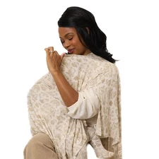 Nursing Cover, Ultra-Breathable, Lightweight Breastfeeding Cover-Up, Buttery-...