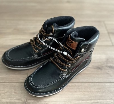 Xray Boys Jayden Boot Black - 3 1/2 Boy's(lace)
