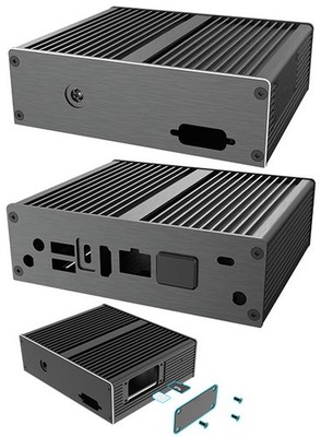 Akasa Ashton T Gehäuse (für ASUS Tinker Board 3N, A-RA15-M2B)