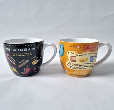 Ginger Fox Rezept Tassen 2er Set Sticky Toffee Pudding & Hot Chocolate Heaven Sehr guter Zustand