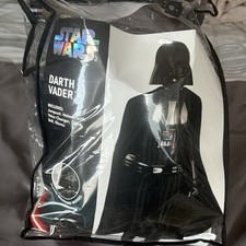 Star Wars Darth Vader Complete Black Costume with Helmet Voice Changer Gloves