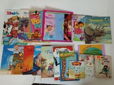 Lot of 20 Children Story Books Disney Olivia Wonder Pets Dora Robots Dinosaurs