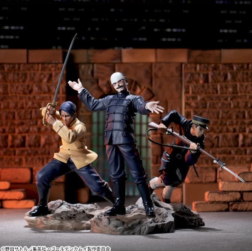 Golden Kamuy XrossLink Figure Koito Tsukishima Tsurumi Set of 3