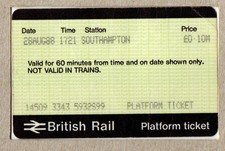 Southampton S99 - final APTIS platform ticket - S99 reserve machine