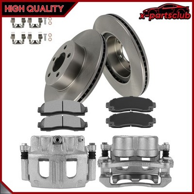 2x Front Brake Calipers Disc/Rotors Fits 01-02 FORD EXPLORER SPORT w/Ceramic Pad