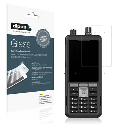 2x Schutzfolie für Sonim XP5 Plus matt - Anti-Shock 9H Folie dipos Glass