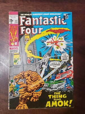 FANTASTIC FOUR #111 (1971) - Lower/Average Grade