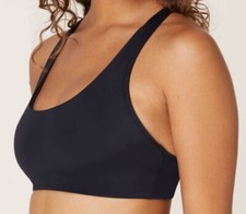 Andie Swim The Caledonia Bikini Top Black Size Small NWT