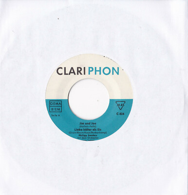 Philipp Sanders / Madeleine Gardé -Jim Und Joe- 7'' EP 45 Clariphon (C 424)