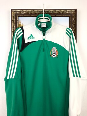 Vintage Adidas Mexico Football Jacket Soccer Sweatshirt Train