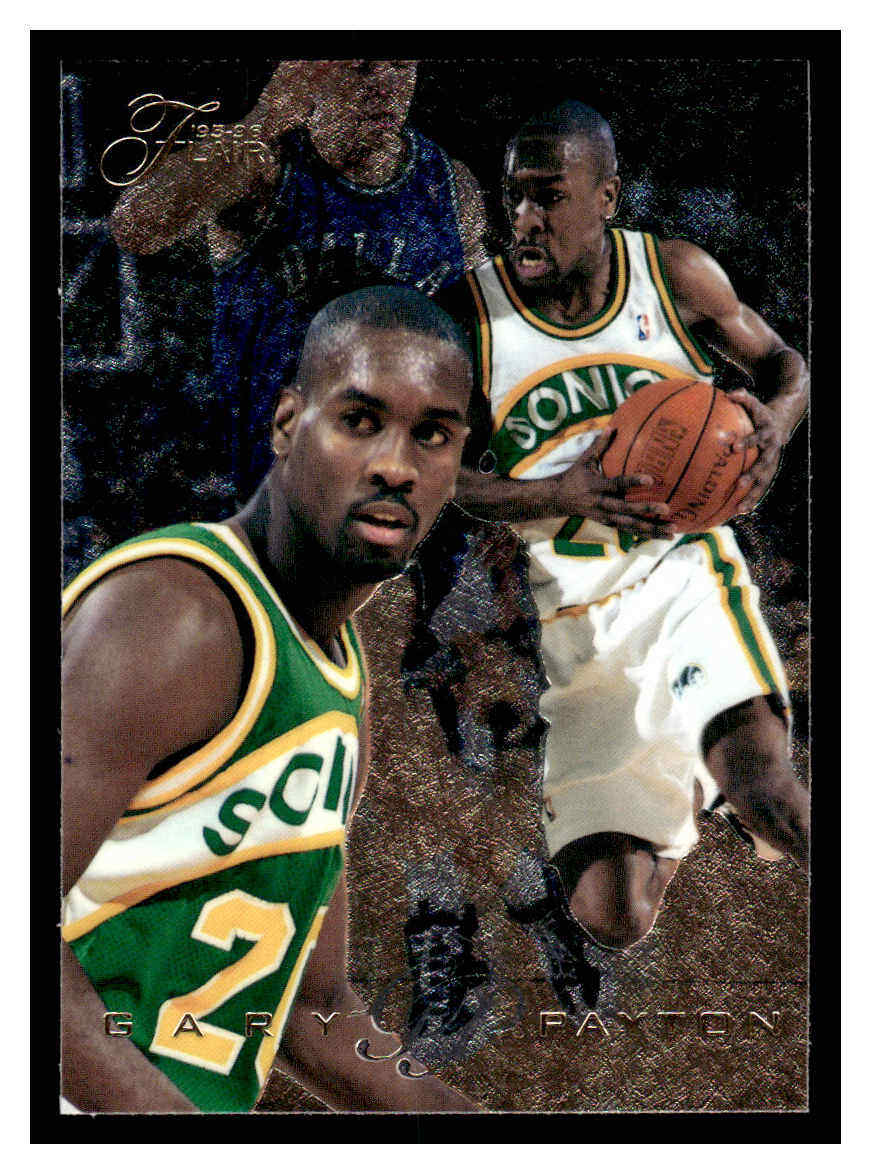 1995 Flair #128 Gary Payton