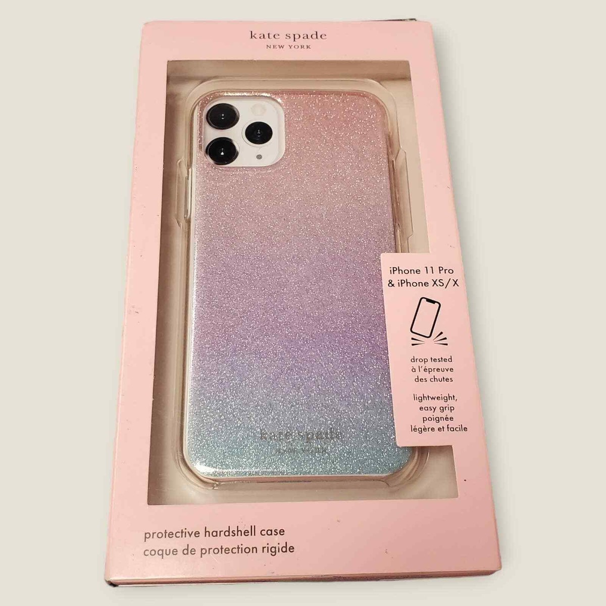 Kate Spade New York Glitter Ombre iPhone 11 Pro/XS/X Phone Case