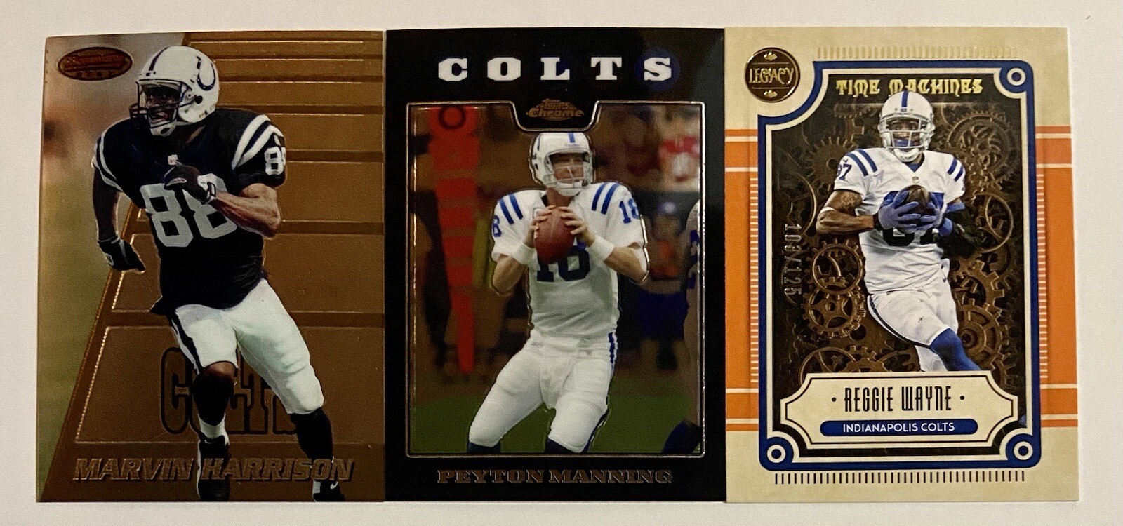 1996 Bowmans Best Chrome Marvin Harrison Rookie Colts Peyton Manning Topps Wayne