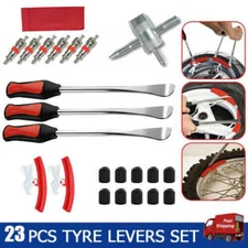 23PC Tyre Levers Spoon Set Heavy Duty Car Bike Motorcycle Tire Changing Tool Kit