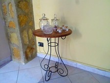 TAVOLO TAVOLINO IN FERRO