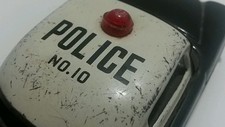 VINTAGE POLICE CAR TIN TOY FRICTION NO.10 CHINA SEE MUCH MORE SIMILAR TOYS