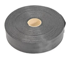 XperTek Duct Strap Black Woven Polypropylene 1.75" x 300 ft DS175B Strap Mesh