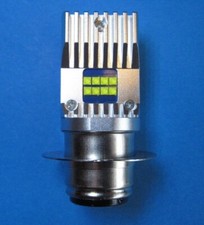 HIGH POWER LED British Pre Focus headlamp bulb 12V DUAL POLARITY BSA Triumph 