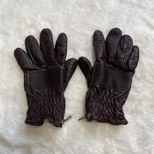 Vtg Coach Womens Driving Motorcycle Leather Gloves Brown Sz M