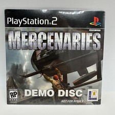 Sony Playstation 2 PS2 Mercenaries Demo Disc New Sealed