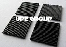 4 pack of All Rubber Anti vibration pads ribbed on both side  4" x 4" x 3/8"